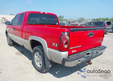 2005 Chevrolet Silverado 1500 Z71 из США, поврежденный, VIN 1GCEK19B35Z299495